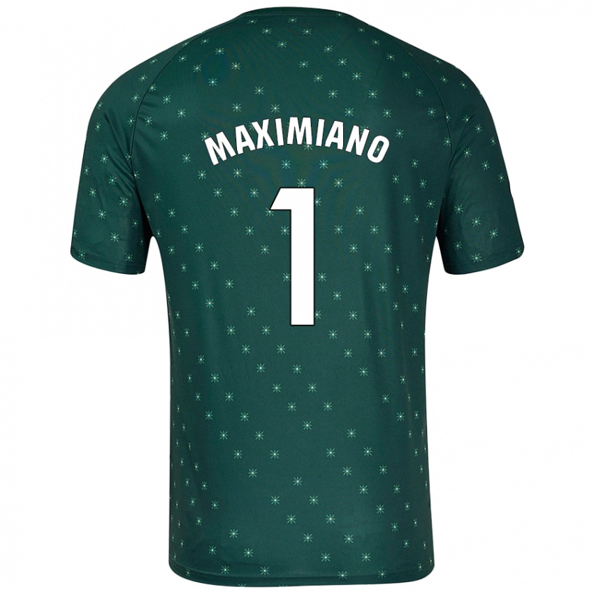 Herren Luís Maximiano #1 Dunkelgrün Auswärtstrikot Trikot 2024/25 T-Shirt Schweiz