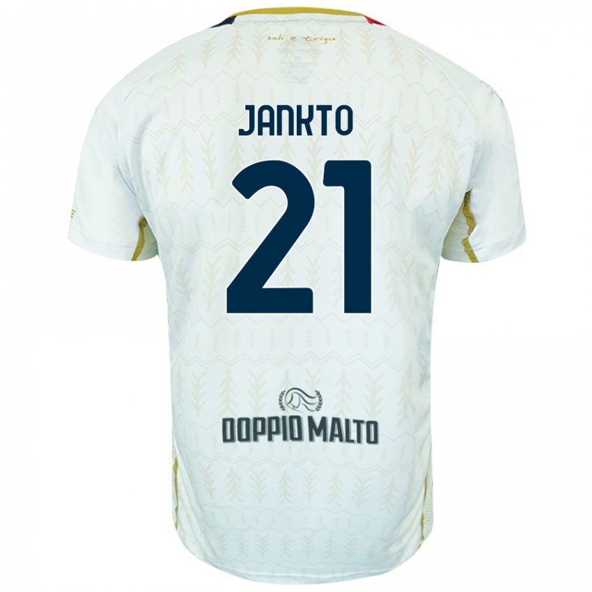 Homme Maillot Jakub Jankto #21 Blanc Tenues Extérieur 2024/25 T-Shirt Suisse