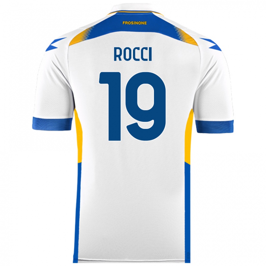 Herren Valerio Rocci #19 Weiß Auswärtstrikot Trikot 2024/25 T-Shirt Schweiz