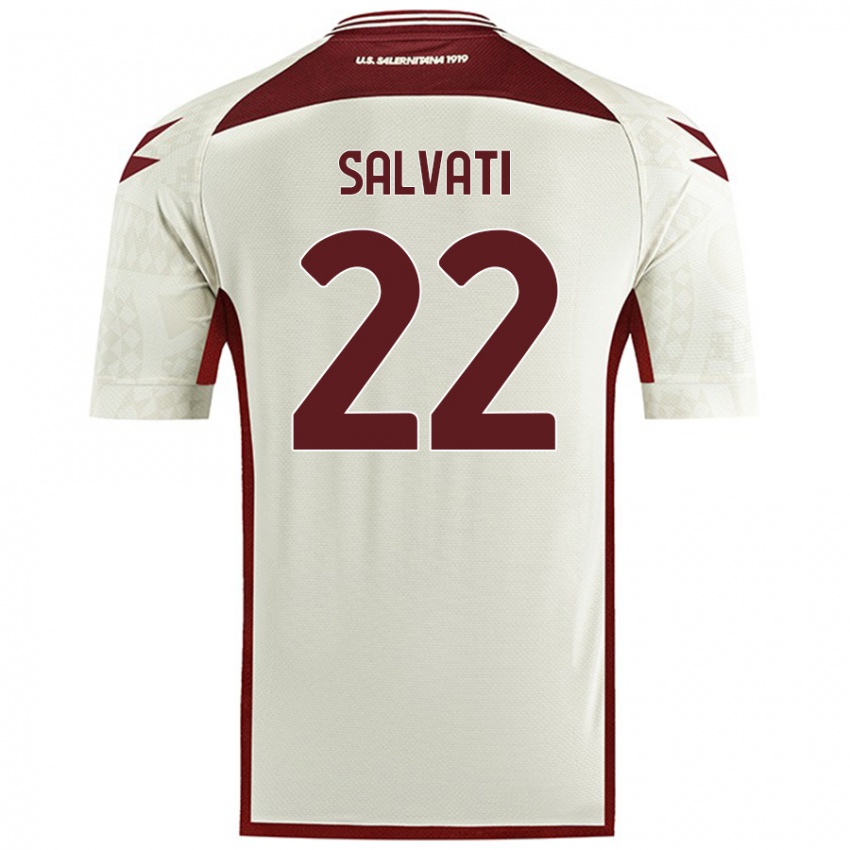 Herren Gregorio Salvati #22 Cremefarben Auswärtstrikot Trikot 2024/25 T-Shirt Schweiz