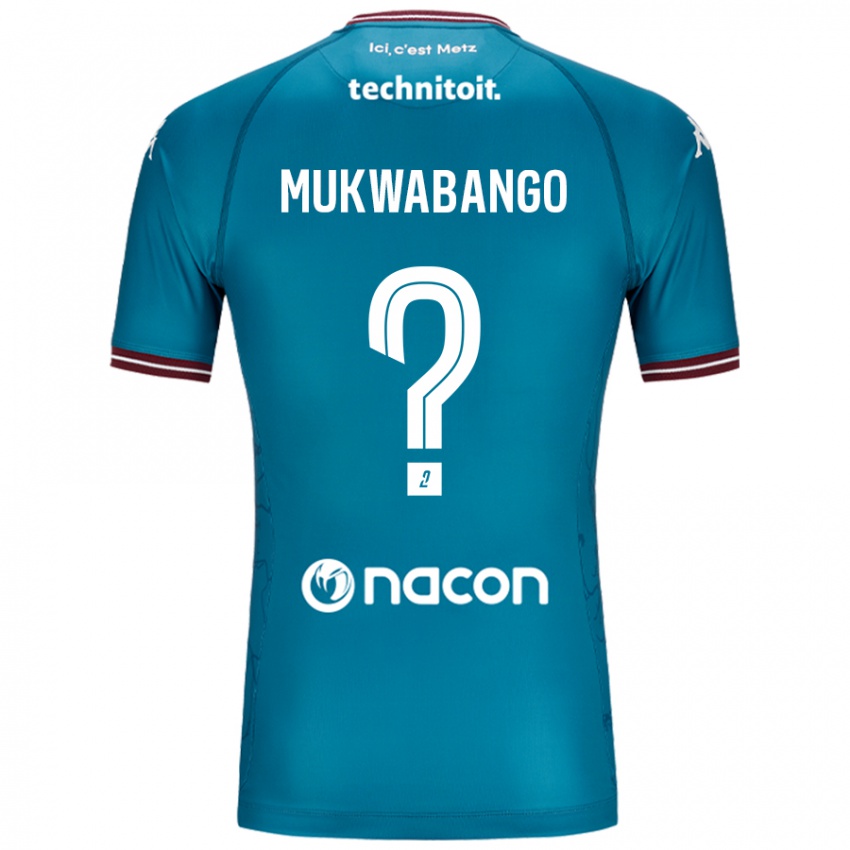 Herren Bénit Mukwabango #0 Blau Petrol Auswärtstrikot Trikot 2024/25 T-Shirt Schweiz