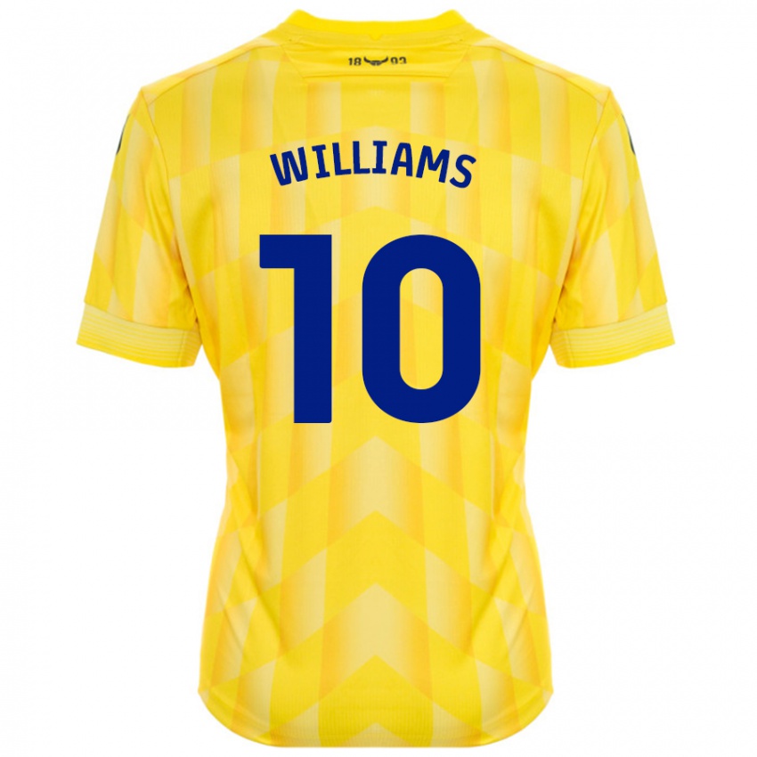 Damen Cheryl Williams #10 Gelb Heimtrikot Trikot 2024/25 T-Shirt Schweiz