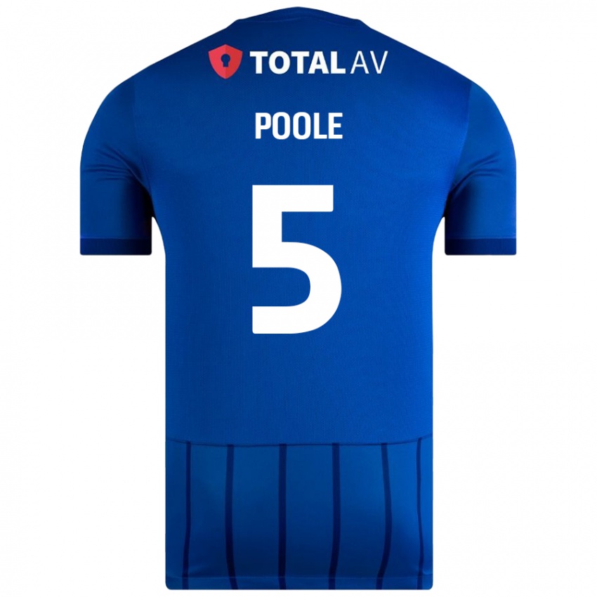 Damen Regan Poole #5 Blau Heimtrikot Trikot 2024/25 T-Shirt Schweiz