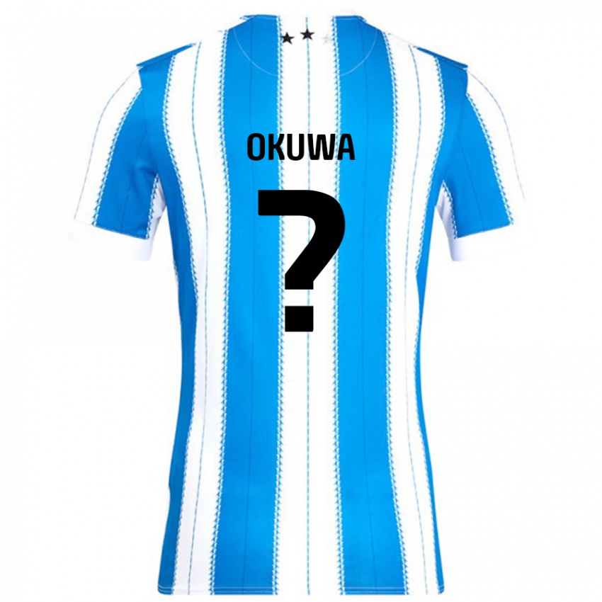 Damen Temi Okuwa #0 Blau Weiß Heimtrikot Trikot 2024/25 T-Shirt Schweiz