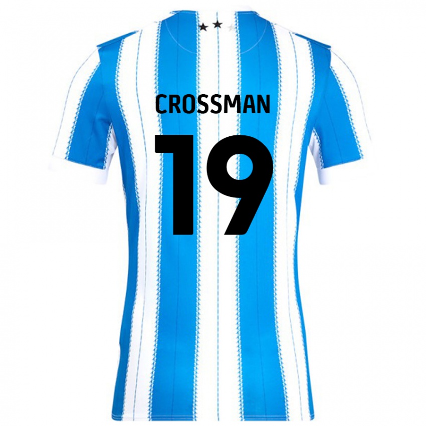 Damen Paige Crossman #19 Blau Weiß Heimtrikot Trikot 2024/25 T-Shirt Schweiz