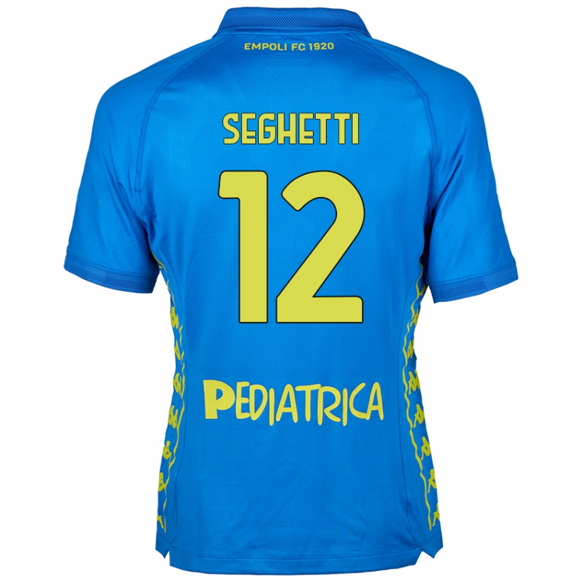 Damen Jacopo Seghetti #12 Blau Heimtrikot Trikot 2024/25 T-Shirt Schweiz