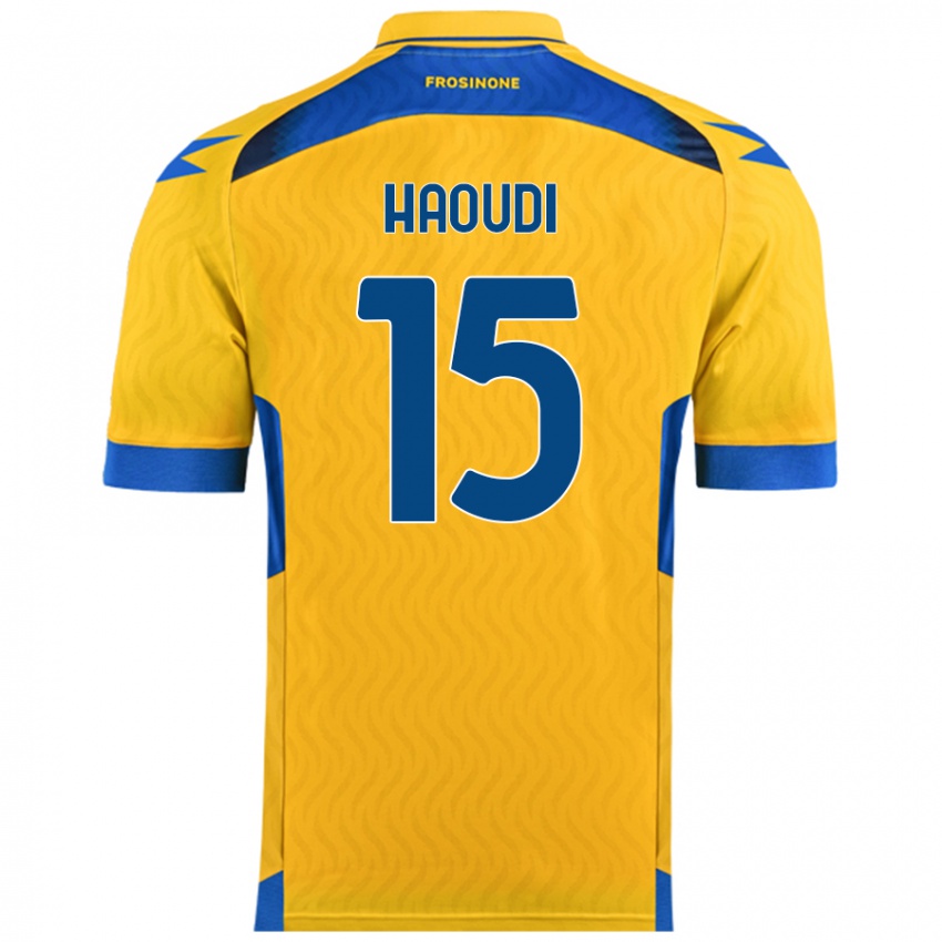 Damen Hamza Haoudi #15 Gelb Heimtrikot Trikot 2024/25 T-Shirt Schweiz