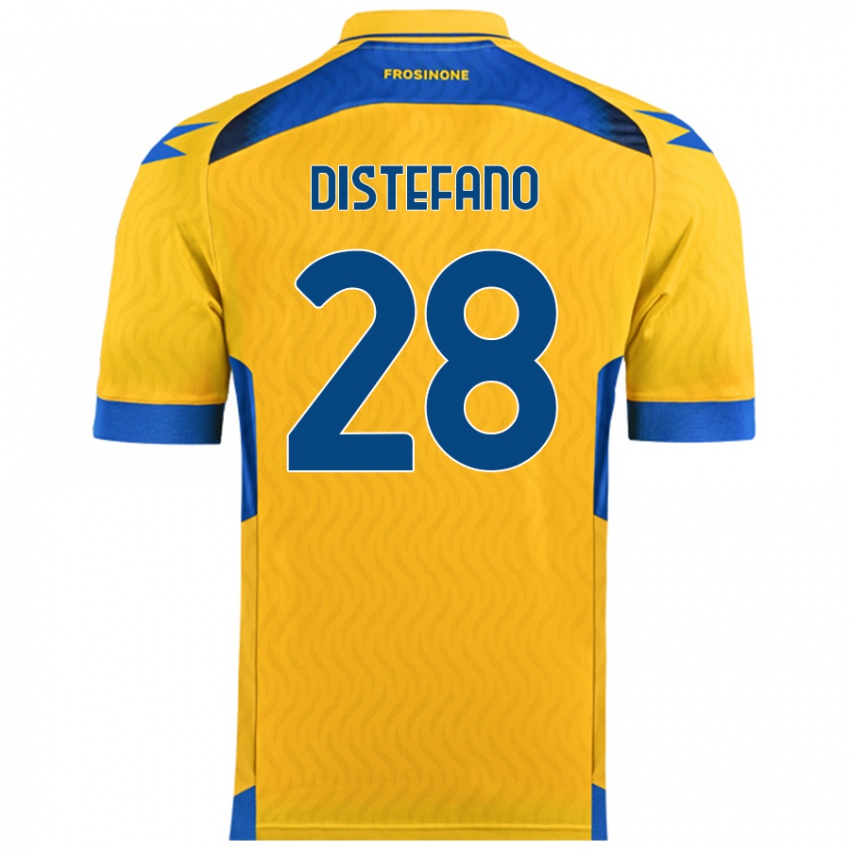 Damen Filippo Distefano #28 Gelb Heimtrikot Trikot 2024/25 T-Shirt Schweiz