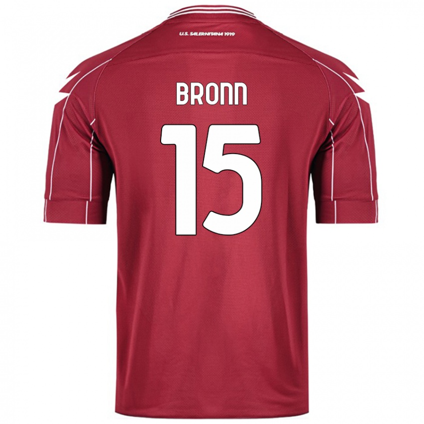 Damen Dylan Bronn #15 Burgundrot Heimtrikot Trikot 2024/25 T-Shirt Schweiz