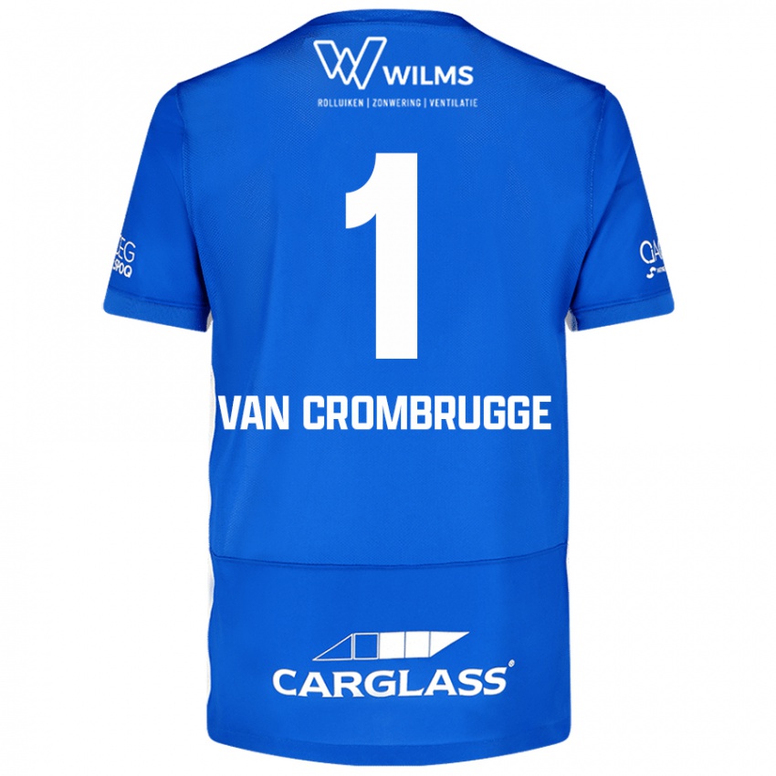 Damen Hendrik Van Crombrugge #1 Blau Heimtrikot Trikot 2024/25 T-Shirt Schweiz