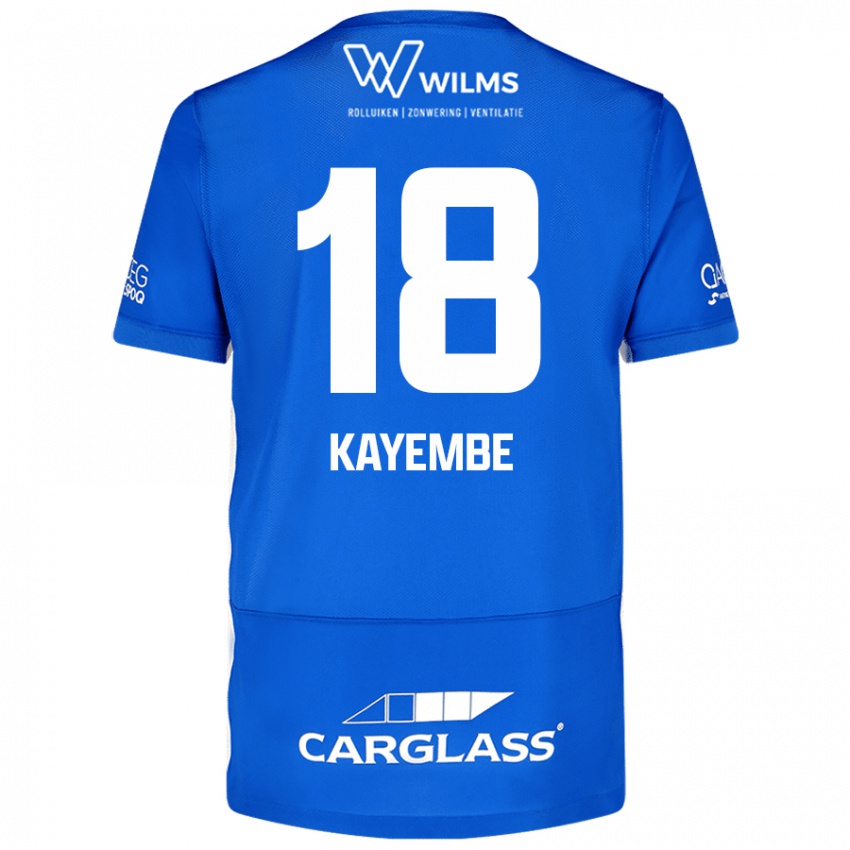 Damen Joris Kayembe #18 Blau Heimtrikot Trikot 2024/25 T-Shirt Schweiz