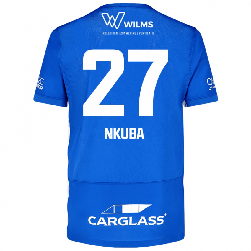 Damen Ken Nkuba #27 Blau Heimtrikot Trikot 2024/25 T-Shirt Schweiz