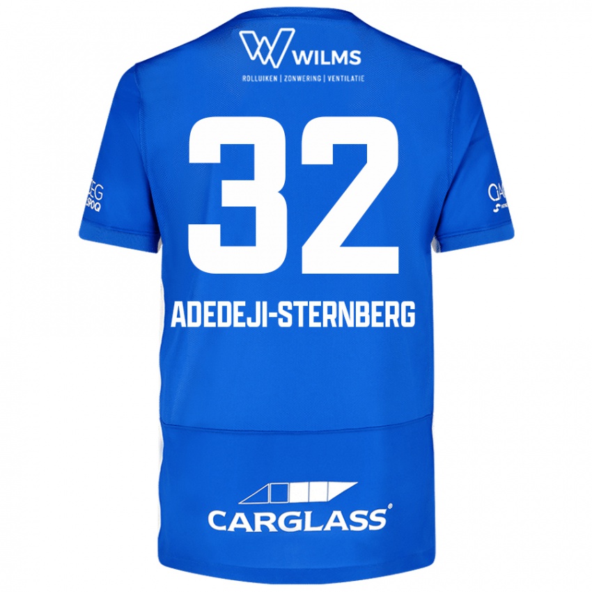 Damen Noah Adedeji-Sternberg #32 Blau Heimtrikot Trikot 2024/25 T-Shirt Schweiz