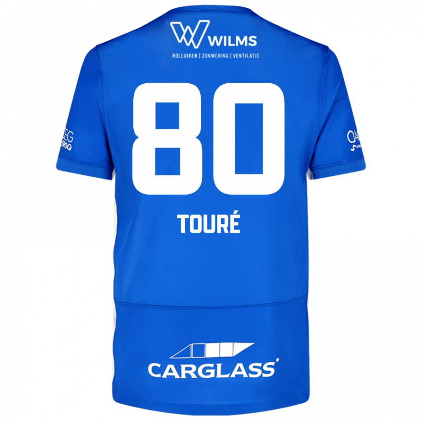 Damen Saïdou Touré #80 Blau Heimtrikot Trikot 2024/25 T-Shirt Schweiz