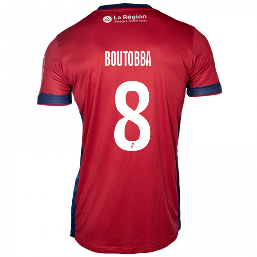 Damen Bilal Boutobba #8 Hellburgunderrot Heimtrikot Trikot 2024/25 T-Shirt Schweiz