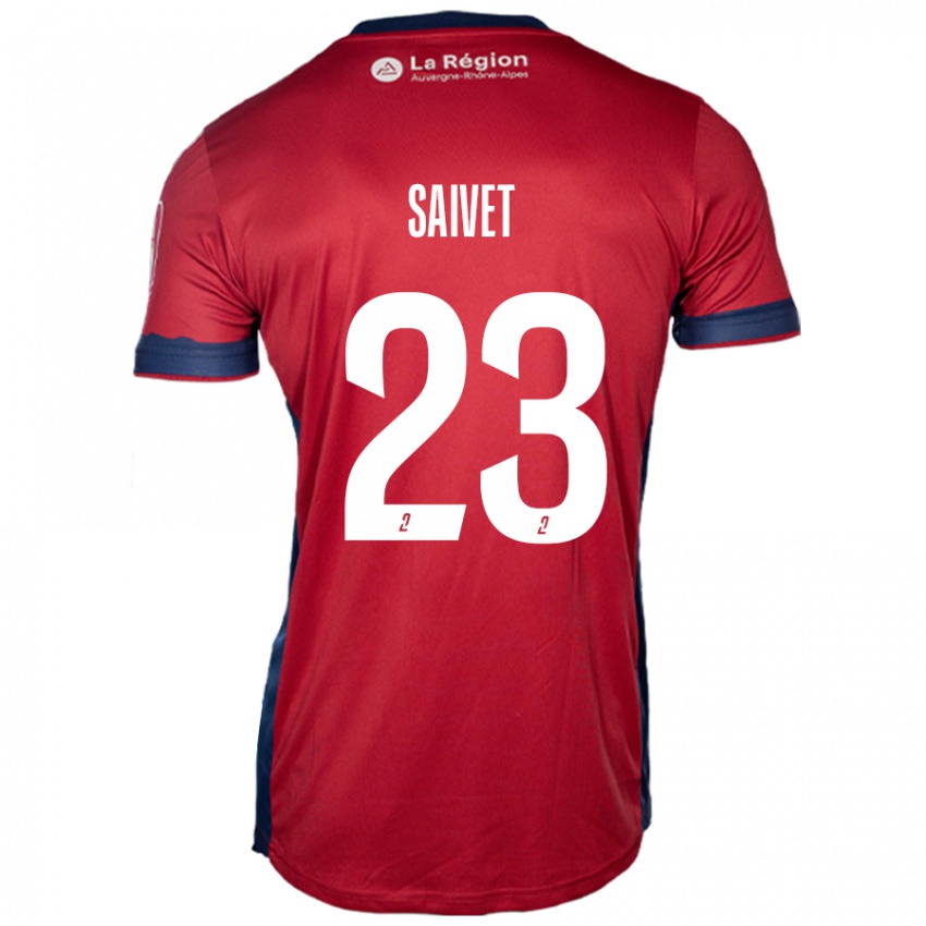 Damen Henri Saivet #23 Hellburgunderrot Heimtrikot Trikot 2024/25 T-Shirt Schweiz