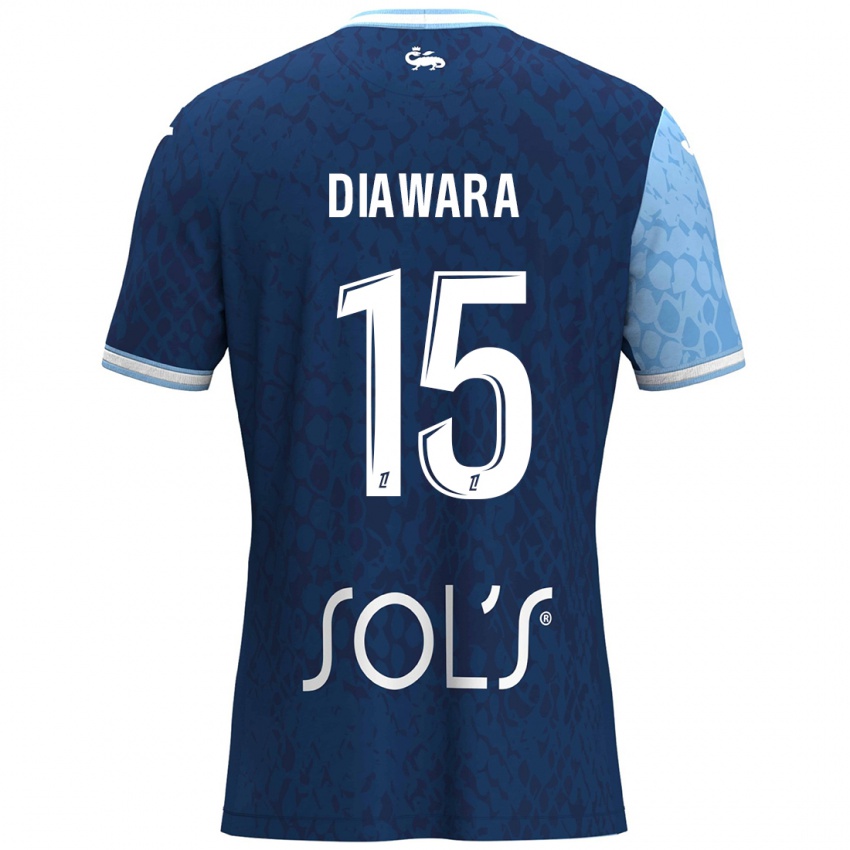 Damen Kandet Diawara #15 Himmelblau Dunkelblau Heimtrikot Trikot 2024/25 T-Shirt Schweiz