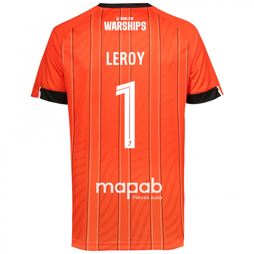 Damen Benjamin Leroy #1 Orange Heimtrikot Trikot 2024/25 T-Shirt Schweiz