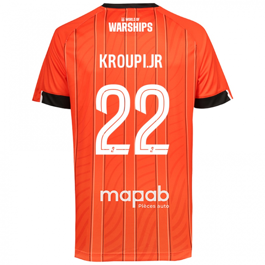 Damen Eli Junior Kroupi #22 Orange Heimtrikot Trikot 2024/25 T-Shirt Schweiz