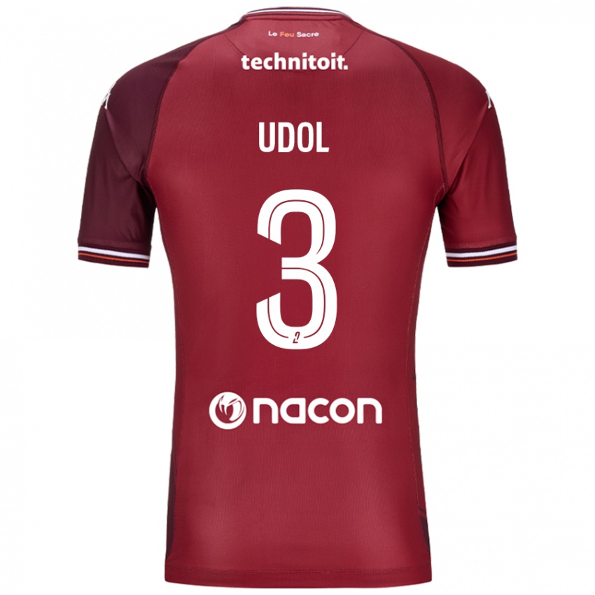 Damen Matthieu Udol #3 Rot Granata Heimtrikot Trikot 2024/25 T-Shirt Schweiz