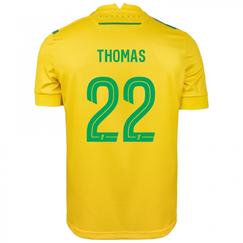 Damen Sorba Thomas #22 Gelb Grün Heimtrikot Trikot 2024/25 T-Shirt Schweiz