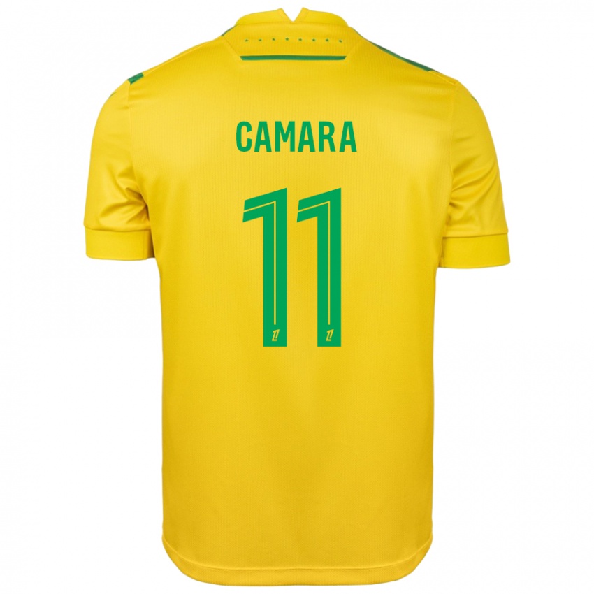 Damen Aboubacar Camara #11 Gelb Grün Heimtrikot Trikot 2024/25 T-Shirt Schweiz