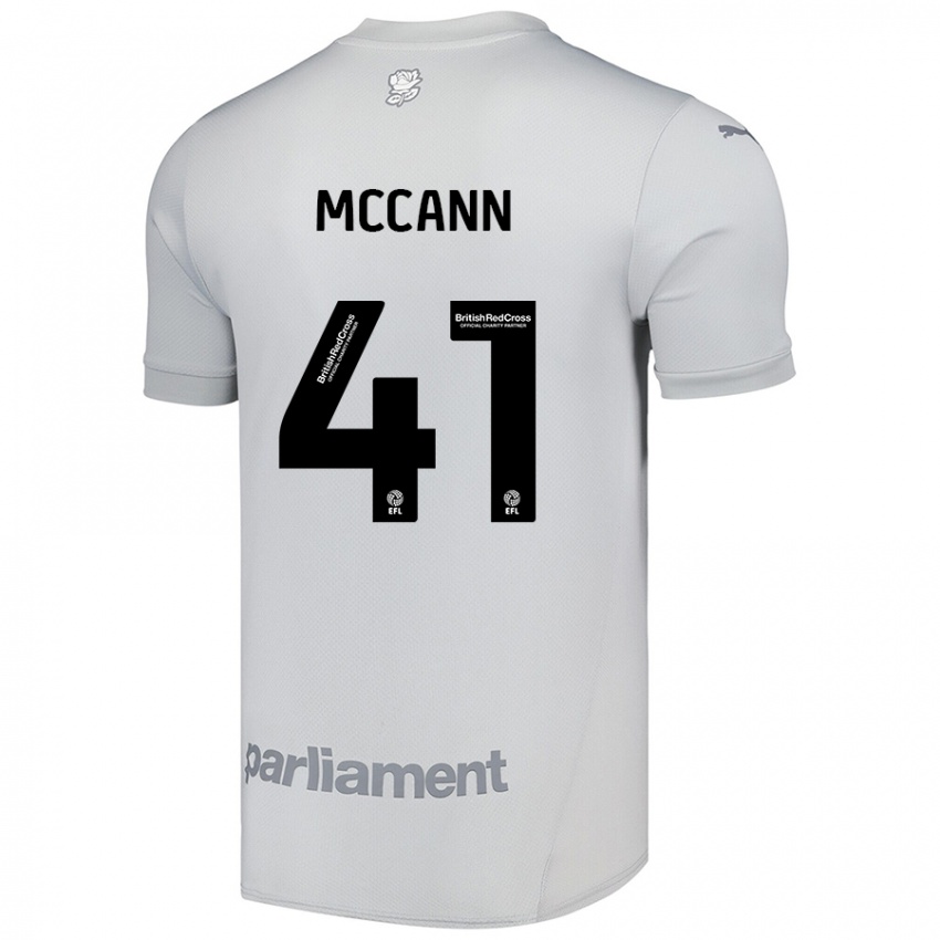 Damen Bayley Mccann #41 Silbergrau Auswärtstrikot Trikot 2024/25 T-Shirt Schweiz