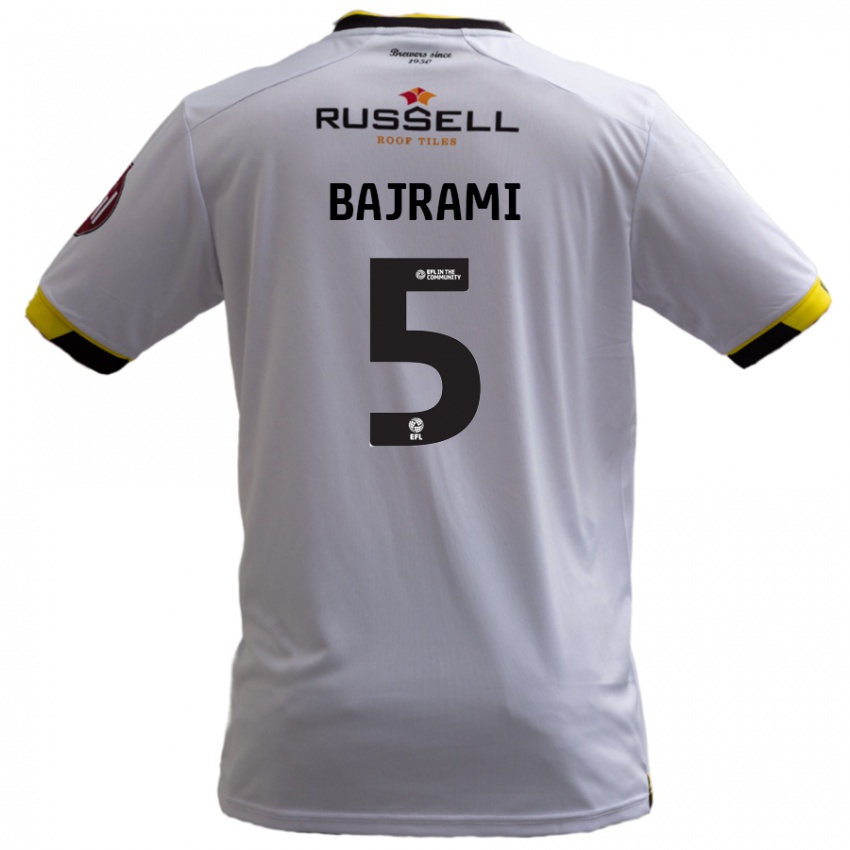 Damen Geraldo Bajrami #5 Weiß Auswärtstrikot Trikot 2024/25 T-Shirt Schweiz