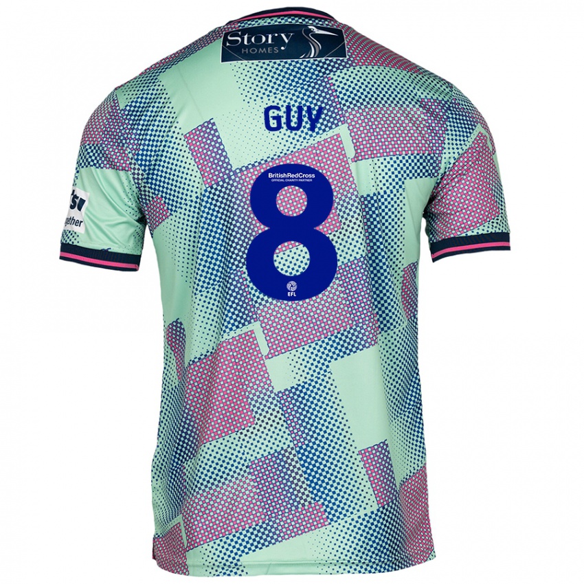 Damen Callum Guy #8 Grün Auswärtstrikot Trikot 2024/25 T-Shirt Schweiz