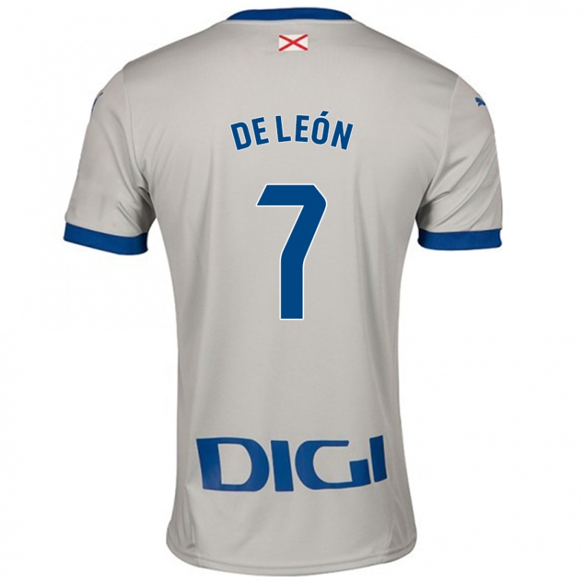 Damen José De León #7 Hellgrau Auswärtstrikot Trikot 2024/25 T-Shirt Schweiz