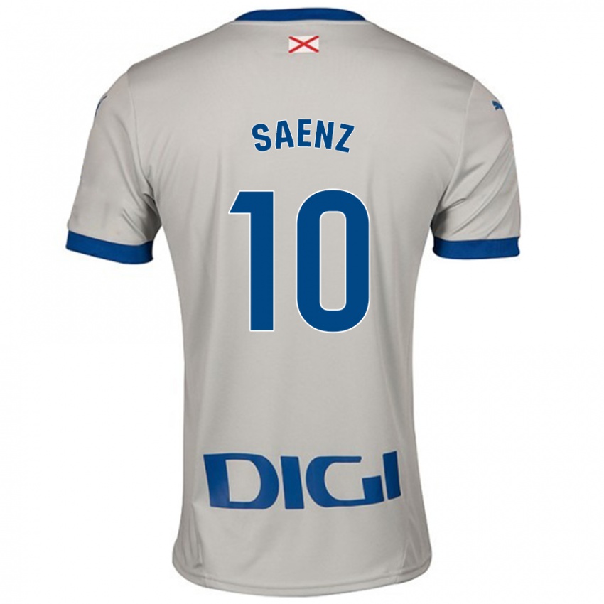 Damen Iñaki Saenz #10 Hellgrau Auswärtstrikot Trikot 2024/25 T-Shirt Schweiz