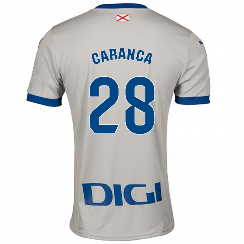 Damen Sara Caranca #28 Hellgrau Auswärtstrikot Trikot 2024/25 T-Shirt Schweiz