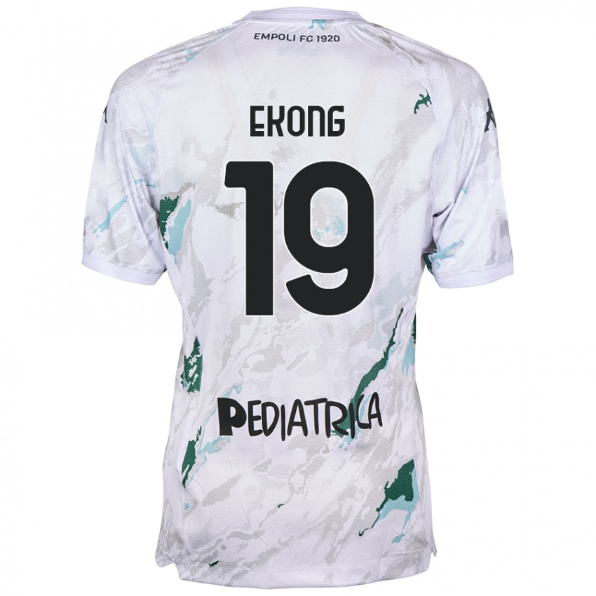 Damen Emmanuel Ekong #19 Grau Auswärtstrikot Trikot 2024/25 T-Shirt Schweiz