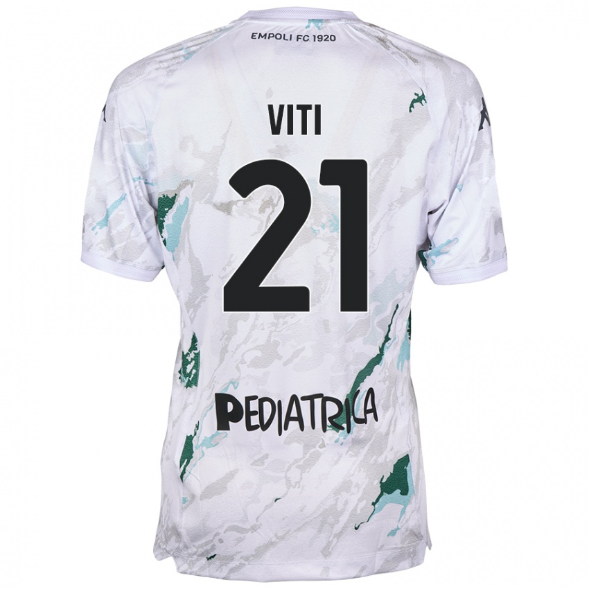 Damen Mattia Viti #21 Grau Auswärtstrikot Trikot 2024/25 T-Shirt Schweiz