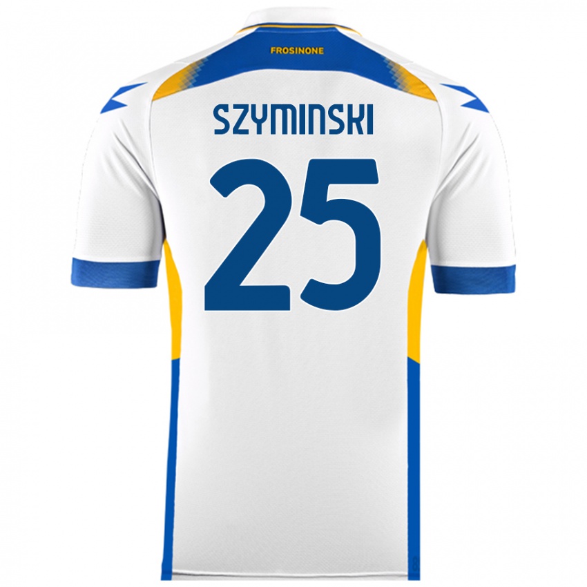 Damen Przemyslaw Szyminski #25 Weiß Auswärtstrikot Trikot 2024/25 T-Shirt Schweiz