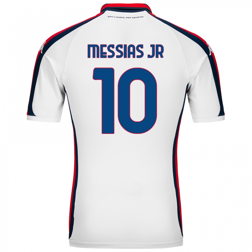 Damen Junior Messias #10 Weiß Auswärtstrikot Trikot 2024/25 T-Shirt Schweiz