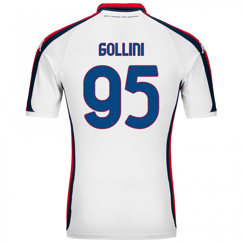 Damen Pierluigi Gollini #95 Weiß Auswärtstrikot Trikot 2024/25 T-Shirt Schweiz