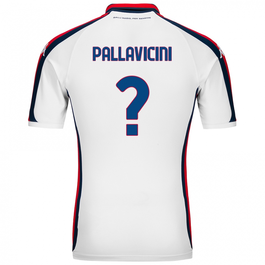 Damen Matteo Pallavicini #0 Weiß Auswärtstrikot Trikot 2024/25 T-Shirt Schweiz