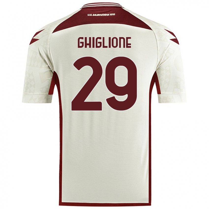 Damen Paolo Ghiglione #29 Cremefarben Auswärtstrikot Trikot 2024/25 T-Shirt Schweiz