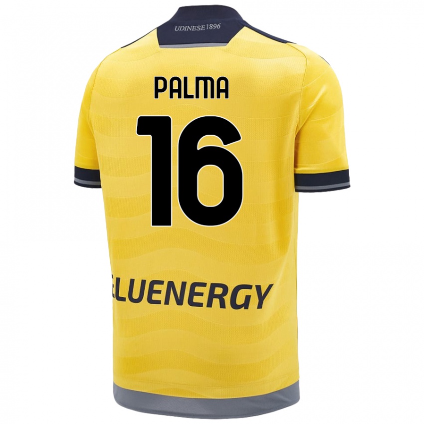 Damen Matteo Palma #16 Golden Auswärtstrikot Trikot 2024/25 T-Shirt Schweiz