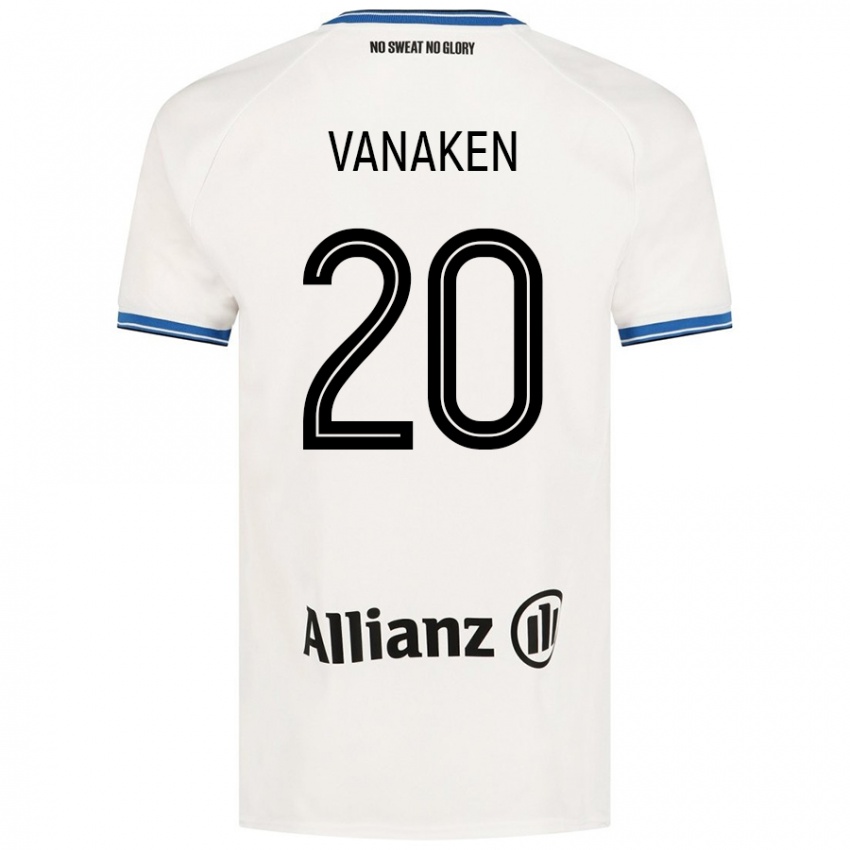 Femme Maillot Hans Vanaken #20 Blanc Tenues Extérieur 2024/25 T-Shirt Suisse