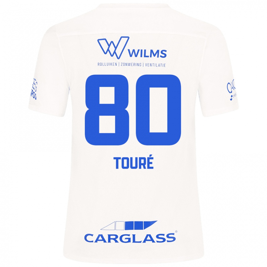 Damen Saïdou Touré #80 Weiß Auswärtstrikot Trikot 2024/25 T-Shirt Schweiz