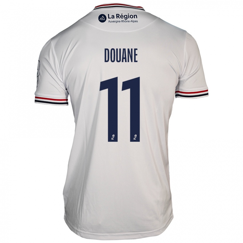 Damen Maïdine Douane #11 Weiß Auswärtstrikot Trikot 2024/25 T-Shirt Schweiz