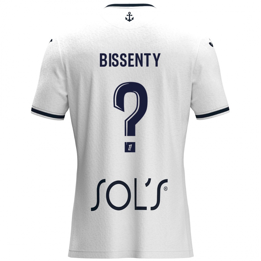 Damen Bissenty Gomis #0 Weiß Dunkelblau Auswärtstrikot Trikot 2024/25 T-Shirt Schweiz