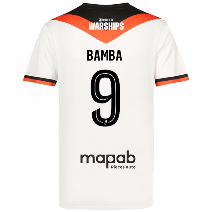 Damen Mohamed Bamba #9 Weiß Auswärtstrikot Trikot 2024/25 T-Shirt Schweiz