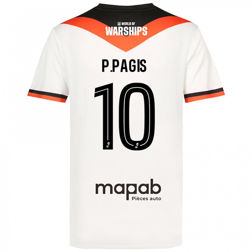 Damen Pablo Pagis #10 Weiß Auswärtstrikot Trikot 2024/25 T-Shirt Schweiz