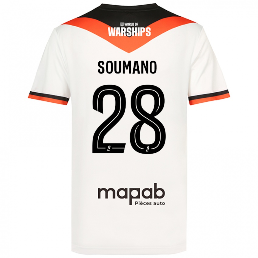 Damen Sambou Soumano #28 Weiß Auswärtstrikot Trikot 2024/25 T-Shirt Schweiz