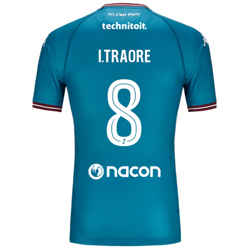 Damen Ismaël Traoré #8 Blau Petrol Auswärtstrikot Trikot 2024/25 T-Shirt Schweiz