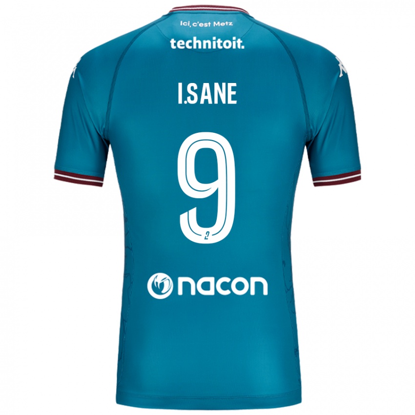 Damen Ibou Sané #9 Blau Petrol Auswärtstrikot Trikot 2024/25 T-Shirt Schweiz