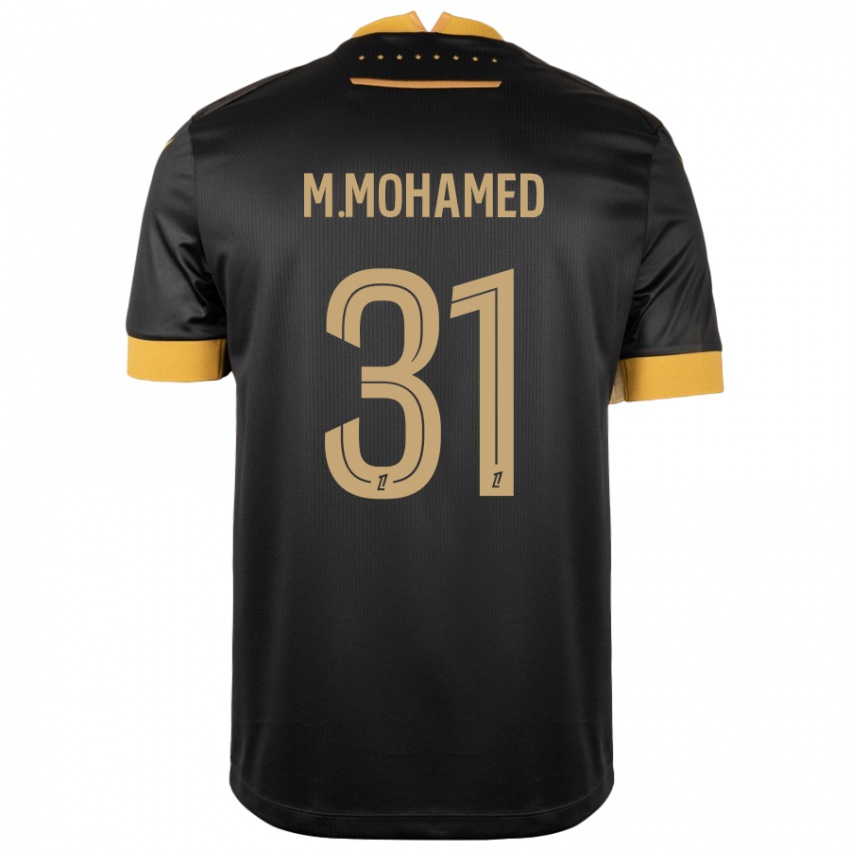 Damen Mostafa Mohamed #31 Schwarz Braun Auswärtstrikot Trikot 2024/25 T-Shirt Schweiz